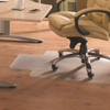 Cleartex Advantagemat Chair Mat for Hard Floors | Clear PVC | Rectangular with Lip | Multiple Sizes LVHF