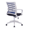 Spyro Designer Mesh Task Operator Office Chair White/Blue 