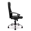 Westminster High Back Leather Faced Executive Office Chair with Integral Headrest - Black NAU-DPA2008ATG-LBK