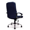 Westminster High Back Leather Faced Executive Office Chair with Integral Headrest - Blue NAU-DPA2008ATG-LBL