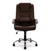 Westminster High Back Leather Faced Executive Office Chair Brown 
