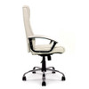 Westminster High Back Leather Faced Executive Office Chair Cream 