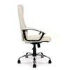 Westminster High Back Leather Faced Executive Office Chair with Integral Headrest - Cream NAU-UKND-DPA2008ATG-LCM