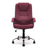 Westminster High Back Leather Faced Executive Office Chair Burgundy 