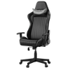 Senna Faux Leather Gaming Home Office Chair Black/Grey DOR-UKND-AOC5126GRY