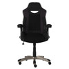 Silverstone Microfibre & Faux Leather Pro Gaming Home Office Chair Black 