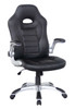 Talladega Faux Leather Racing Gaming Home Office Chair Black DOR-UKND-AOC8211BLK