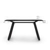 Oblivion Gaming Home Office Desk with Carbon Fibre Effect Top Black 