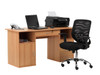 Dallas Computer Workstation Home Office Desk Beech DOR-UKND-AW12289