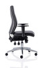 Onyx Soft Bonded Leather Ergonomic Posture Office Chair without Headrest with Arms Black DYN-OP000099