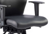 Onyx Soft Bonded Leather Ergonomic Posture Office Chair without Headrest with Arms Black DYN-OP000099