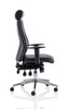 Onyx Soft Bonded Leather Ergonomic Posture Office Chair with Headrest with Arms Black DYN-OP000098