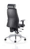 Onyx Soft Bonded Leather Ergonomic Posture Office Chair with Headrest with Arms Black DYN-OP000098