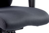 Onyx Fabric Ergonomic Posture Office Chair without Headrest with Arms Black DYN-OP000095