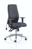 Onyx Fabric Ergonomic Posture Office Chair without Headrest with Arms Black DYN-OP000095