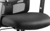 Portland Mesh Task Operator Office Chair with Airmesh Seat and Height Adjustable Arms Black 