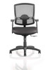 Portland Mesh Task Operator Office Chair with Airmesh Seat and Height Adjustable Arms Black DYN-OP000105