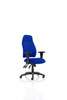 Esme Fabric Ergonomic Posture Office Chair with Height Adjustable Arms Blue 