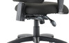 Esme Fabric Ergonomic Posture Office Chair with Height Adjustable Arms Black 