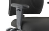 Esme Fabric Ergonomic Posture Office Chair with Height Adjustable Arms Black 