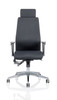 Onyx Fabric Ergonomic Posture Office Chair with Headrest Black 