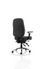 Barcelona Deluxe Fabric Task Operator Office Chair Black 