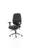 Barcelona Deluxe Leather Task Operator Office Chair Black DYN-OP000241