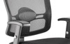 Portland III Mesh Task Operator Office Chair with Height Adjustable Arms Black 