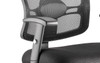 Portland III Mesh Task Operator Office Chair with Height Adjustable Arms Black 