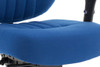 Barcelona Deluxe Fabric Task Operator Office Chair Blue 