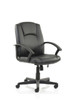 Bella Bonded Leather Executive Managers Office Chair Black 