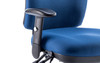 Chiro High Back Task Operator Office Chair with Arms Blue 