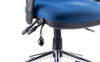 Chiro High Back Task Operator Office Chair with Arms Blue DYN-OP000007