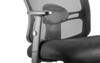 Portland II Mesh Task Operator Office Chair with Height Adjustable Arms Black 