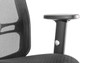 Portland II Mesh Task Operator Office Chair with Height Adjustable Arms Black 