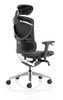 Ergo Click Plus FabriMesh 24 Hour Ergonomic Office Chair with Headrest Grey 