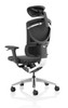 Ergo Click Plus FabriMesh 24 Hour Ergonomic Office Chair with Headrest Grey 