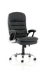 Ontario Executive Leather Office Chair Black 