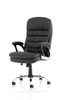 Ontario Executive Leather Office Chair Black 