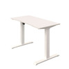 Okoform Height Adjustable Sit Stand Heated Office Desk with Single Motor - W1200 x D600 x H734-1234mm - Multiple Finishes 