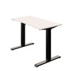 Okoform Height Adjustable Sit Stand Heated Office Desk with Single Motor - W1200 x D600 x H734-1234mm - Multiple Finishes 