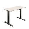 Okoform Height Adjustable Sit Stand Heated Office Desk with Single Motor - W1200 x D600 x H734-1234mm - Multiple Finishes 