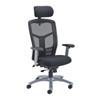 Fonz 24 Hour Heavy Duty Mesh Office Chair Black 