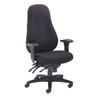 Cheetah Fabric 24 Hour Heavy Duty Posture Office Chair Black TCO-CH1111BK