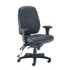 Vista Leather Look 24 Hour Heavy Duty Posture Office Chair Black 