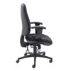 Maxi Ergo Office Chair with Lumbar Pump and Adjustable Arms Charcoal 