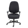 Maxi Ergo Office Chair with Lumbar Pump and Adjustable Arms Charcoal 