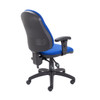 Calypso II High Back Operator Office Chair with Height Adjustable Arms - Royal Blue 