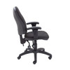 Calypso II High Back Operator Office Chair with Height Adjustable Arms - Charcoal 