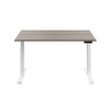 Economy Height Adjustable Sit Stand Desk - Grey Oak - Multiple Sizes 